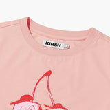 KIRSH X TOKYO ビックチェリークロップTシャツ【サーモン】