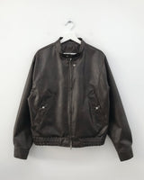 Rivet Motor Leather Jacket (2color)