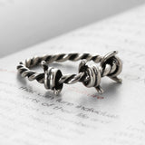SVR-612 NTB Reloadable Silver Sliver925 Antique Silver Wire Ring Ring