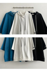 Rens over hooded short-sleeved T-shirt (3 colors)
