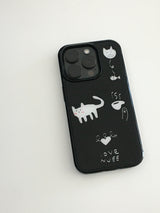 love cat case (black)