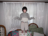(2color) Fuzzy Stripe Shorts Pants