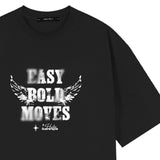 HOLY MOVE ANGEL OVER FIT SHORT-SLEEVED T-SHIRT_BLACK