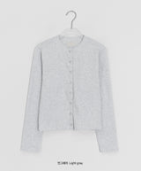 Amk Punching Snap Round Cardigan