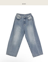 simon washing over denim wide pt