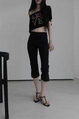 leopard love off shoulder T (2color)