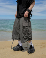 Shuren Shirring Cargo Bermuda Pants