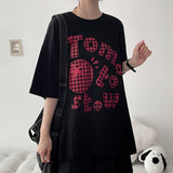 Wit Check Tomato Short Sleeve T-shirt (4 colors) H&L