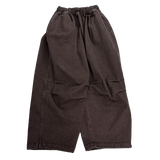 denim washing big balloon pants
