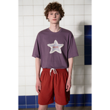 LOGO NYLON SHORT / BRICK