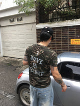No.1811 S lettering camo half T