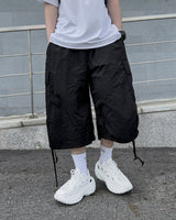 Shuren Shirring Cargo Bermuda Pants