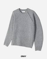 Bark Zipper Round Knit
