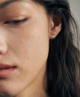 [925 silver] Deux.silver.201 / ミニコートピアス (シルバー)