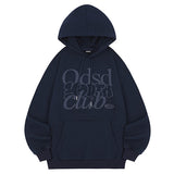 ODSDエンボスロゴオーバーサイズフィットパーカー