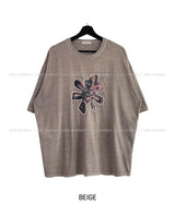 Flower Patch Pigment Short Sleeve T-shirt