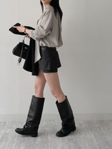 Flute Layered Skirt Pants