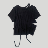 テリースリットTシャツ