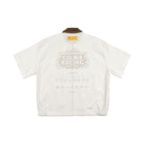 [UNISEX] C.O.M.E Mechanic Short Sleeve Work Jacket (White)