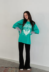 エンジェルレースレイヤードTシャツ