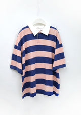 (UNISEX)vivid rugby collar tee(3colors)