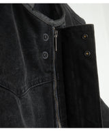  Hard Canvas Western Vest [ CHARCOAL ]