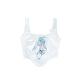allbubble angel print vest