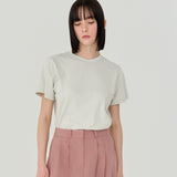 INCISION LINE T-SHIRT (GRAY BEIGE)