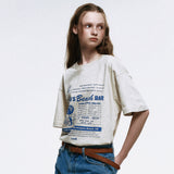 Rowdys ビーチバー Tシャツ_オートミール