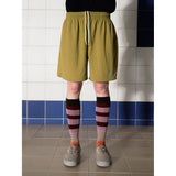 LOGO NYLON SHORT / OLIVE