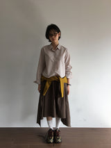 Nadine cutout midi skirt (3color)