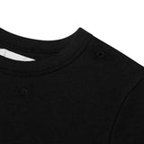 COLLECTION METAL POINT RIBBED T-SHIRT [BLACK]