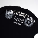 HIERARCHY STUDIOS Unruled - ブラックスピリットベッセルワイドオーバーサイズTシャツ
