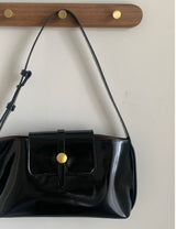 Vintage Leather Classic Shoulder Bag