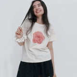 Basic Rose T-shirt (Cream)