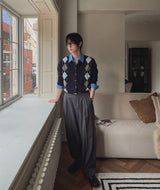 Julia Wrap Pintuck Over Slacks