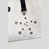 FLOWER TWEED BAG