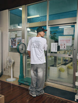 MID90 SIDE LINE LOOSEFIT DENIM PANTS VINTAGE GRAY