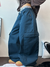オーバービッグカーゴバルーンコットンパンツ🤎🩵2カラー