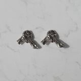 [Aespa Giselle, NMIXX Haewon Piercing] Vintage Knot Piercing - Silver