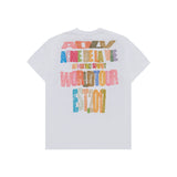 24FW CRAYON DRAWING LOGO SHORT SLEEVE T-SHIRT WHITE