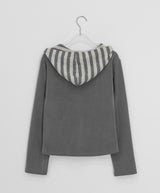 Lanno Stripe Color Matching Hoodie