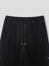 [Unisex] Velvet mink rivet banding pants