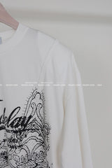 レース ビスチェプリントTシャツ