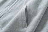 Daily High-Neck Basic Hood Zip-Up