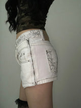 Oriental pattern skirt pants