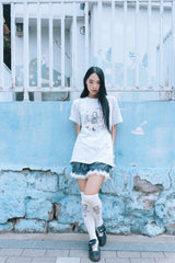 SHAKIRI X Namsuru  MOGU DOT LACE SHORTS