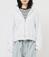 Liz Cropped Zip Hoodie (3color)