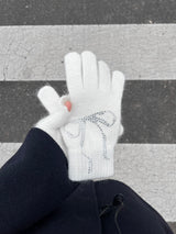 リボンタッチグローブ (white)