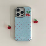 DOT CHERRY SILVER EPOXY CASE 